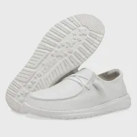 Кроссовки Hey Dude Wendy Slub Canvas 40063-100 - Белые