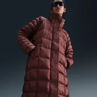 Nike Sportswear Swoosh Puffer PrimaLoft® женская Therma-FIT оверсайз Parka цвет коричневый