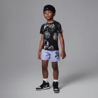 Nike Jordan Little детские MVP Ring 2-Piece шорты набор цвет фиолетовый