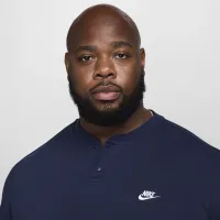 Nike Club чоловічі Long-Sleeve Henley блакитний