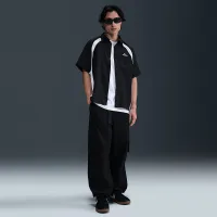 Nike SB Dri-FIT Woven Short-Sleeve Bowler Shirt колір чорний