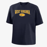 West Virginia женская Nike College Boxy футболка синий