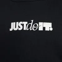 Nike Sportswear Club Fleece Big детские Толстовка с капюшоном цвет черный