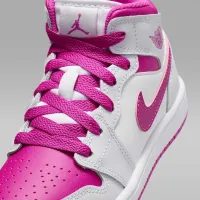 Nike Jordan 1 Mid Little дитячі Кросівки колір сірий