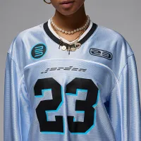 Nike Jordan женская Long-Sleeve Jersey Top синий