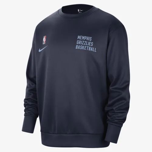 Memphis Grizzlies Spotlight чоловічі Nike Dri-FIT NBA Crew-Neck світшот блакитний