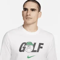 Nike мужские Long-Sleeve для гольфа футболка цвет белый