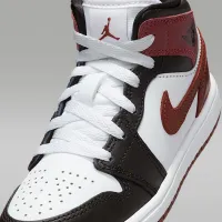 Nike Jordan 1 Mid SE Little дитячі Кросівки колір білий