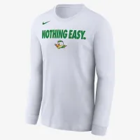Oregon чоловічі Nike College Long-Sleeve футболка колір білий