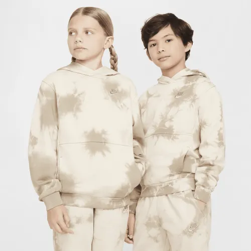 Nike Sportswear Club Fleece Big детские Толстовка с капюшоном цвет коричневый
