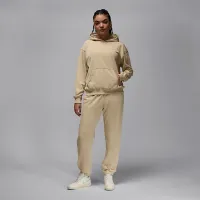 Nike Jordan Brooklyn Fleece жіноча Pullover Толстовка з капюшоном колір коричневий