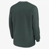 Michigan State Spartans Sideline Coach чоловічі Nike College Long-Sleeve Top колір зелений