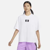 Nike Sabrina женская Boxy баскетбольные Tee цвет белый