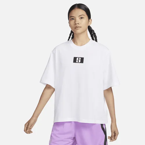 Nike Sabrina жіноча Boxy баскетбольні Tee колір білий