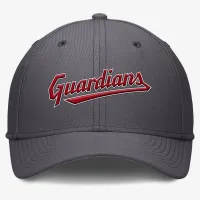 Cleveland Guardians Swoosh мужские Nike Dri-FIT MLB Hat цвет серый