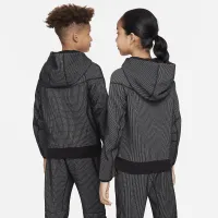 Nike Sportswear Tech Fleece Big детские (Boy's) Winterized Full-Zip Толстовка с капюшоном цвет черный