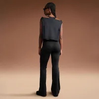 NikeSKIMS Matte женская С высокой Талией Slim Flaцвет красный лосины цвет черный