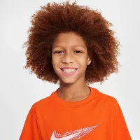 Nike Multi Big дитячі (для хлопчиків) Dri-FIT Short-Sleeve Top Orange
