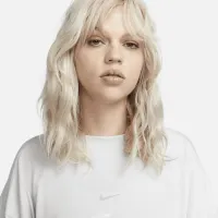 Nike Sportswear Essentials женская Long-Sleeve Top цвет серый