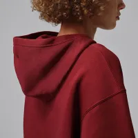 Nike Jordan Brooklyn Fleece женская Pullover Толстовка с капюшоном цвет красный