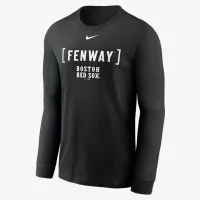 Boston колір червоний Sox Fashion чоловічі Nike MLB Long-Sleeve футболка колір чорний