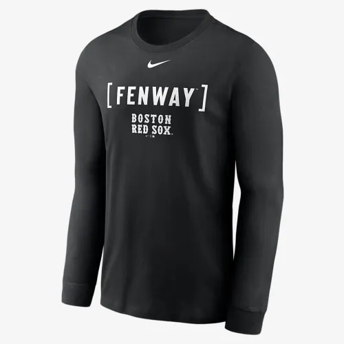 Boston колір червоний Sox Fashion чоловічі Nike MLB Long-Sleeve футболка колір чорний