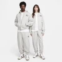 Nike x Stüssy Full-Zip Fleece Толстовка с капюшоном цвет серый