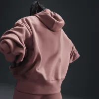Nike Sportswear Phoenix Fleece женская Over-оверсайз Pullover Толстовка с капюшоном Pink