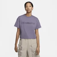 Nike ACG жіноча Dri-FIT ADV Short-Sleeve футболка колір фіолетовий