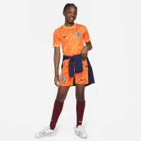 England (чоловічі Team) 2024/25 Stadium Goalkeeper Big дитячі Nike Dri-FIT Soccer Replica Short-Sleeve Jersey Orange