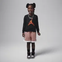 Nike Jordan Paris Saint-Germain Big детские Brooklyn Fleece Graphic шорты Pink