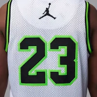 Nike Jordan Big детские 23 Jersey цвет зеленый