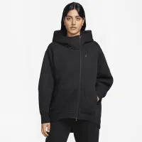Nike Sportswear Tech Fleece жіноча оверсайз Full-Zip Толстовка з капюшоном Cape колір чорний