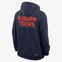Auburn Sideline мужские Nike Dri-FIT College Full-Zip Толстовка с капюшоном синий