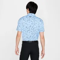 Nike Dri-FIT Tour мужские Floral для гольфа Polo синий