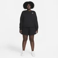 Nike Sportswear Club Fleece женская Crew-Neck свитшот (большие размеры) цвет черный