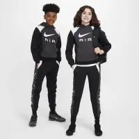 Nike Air Big детские Pullover Толстовка с капюшоном цвет серый