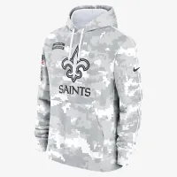 New Orleans Saints Salute to Service Primary Edge Club чоловічі Nike NFL Pullover Толстовка з капюшоном колір білий