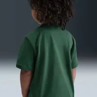 Nike Little дитячі Snowboard Boxy футболка колір зелений