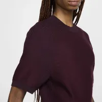 Nike Every Stitch Consideцвет красный Short-Sleeve Knit Tee цвет фиолетовый