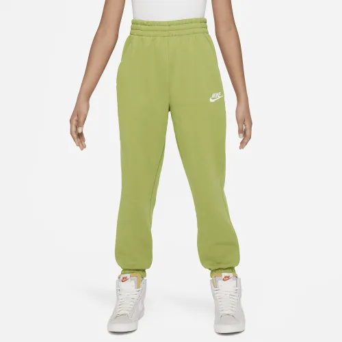 Nike Sportswear Club Fleece Big дитячі Loose Pants колір зелений