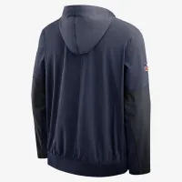 Denver Broncos Well Rounded Anorak мужские Nike NFL 1/2-Zip Hooded Куртка синий