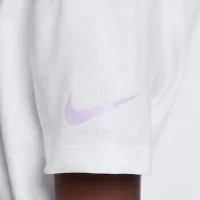 Nike Little дитячі Swoosh Ribbon футболка колір білий