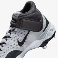 Nike Alpha Huarache Elite 4 Mid мужские бейсбольные бутсы цвет серый