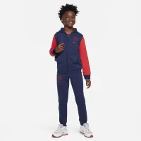Paris Saint-Germain Club Big дитячі (для хлопчиків) Nike Soccer Full-Zip French Terry Толстовка з капюшоном блакитний