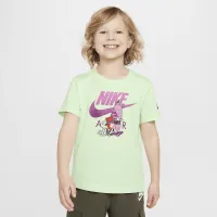 Nike Air Little дитячі Boxy Windsurfing футболка колір зелений
