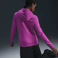 Nike Sportswear Club Fleece жіноча Logo Pullover Толстовка з капюшоном колір фіолетовий