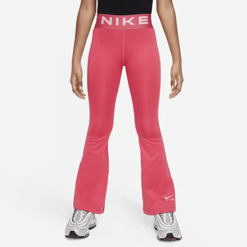 Nike Air Essential Big детские (Girls') С высокой Талией Flaцвет красный лосины цвет красный