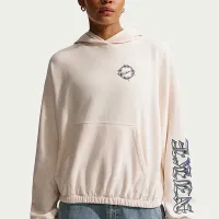 Nike Sportswear жіноча оверсайз French Terry Graphic Pullover Толстовка з капюшоном колір білий