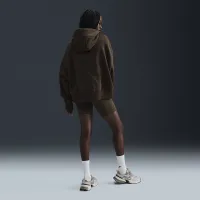 Nike Sportswear Phoenix Fleece женская Over-оверсайз Толстовка с капюшоном цвет коричневый